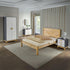 Barton 4FT6 Bed - Waxed Pine
